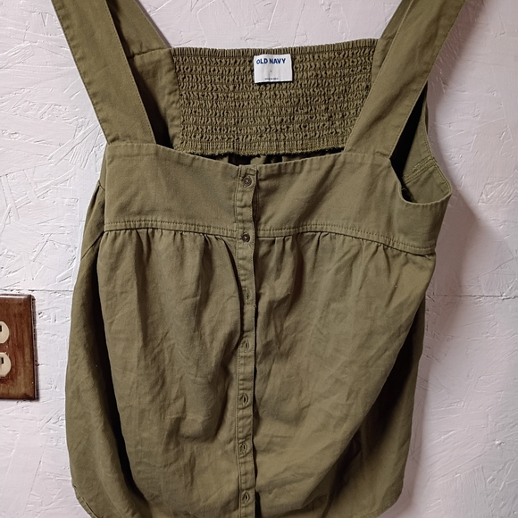 Old Navy Olive Green Women's Top - Picture 2 of 4